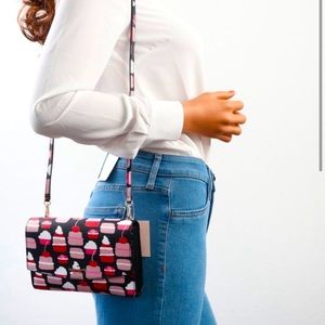 NWT Kate Spade Winni Laurel Way Mini Pastry Crossbody Clutch